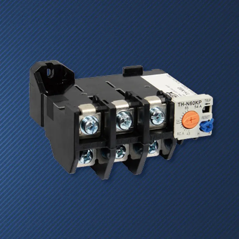 3-poligt 2-element termiskt överlastrelä