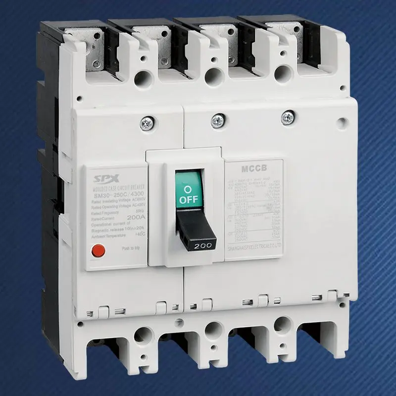 4P 200A strömbrytare i formgjuten hölje