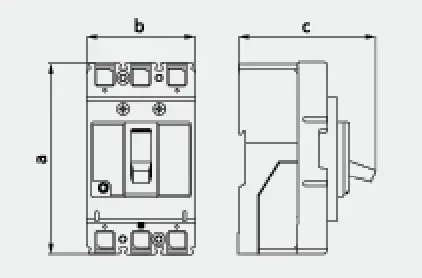 SM50-250 Thermal magnetic molded case circuit breaker